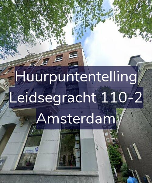 Foto gevel Huurpuntentelling voor Leidsegracht 110-2, Amsterdam