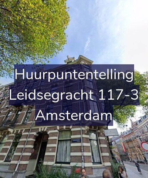 Foto gevel Huurpuntentelling voor Leidsegracht 117-3, Amsterdam