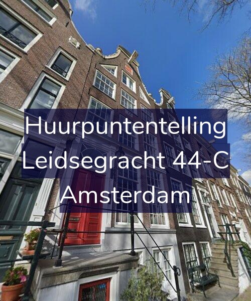 Foto gevel Huurpuntentelling voor Leidsegracht 44-C, Amsterdam