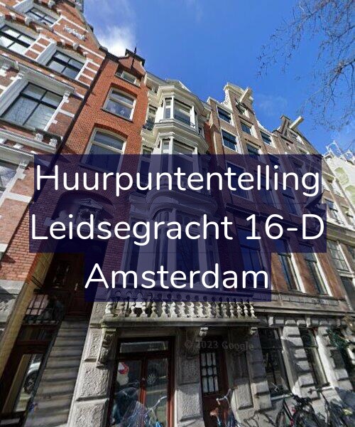 Foto gevel Huurpuntentelling voor Leidsegracht 16-D, Amsterdam