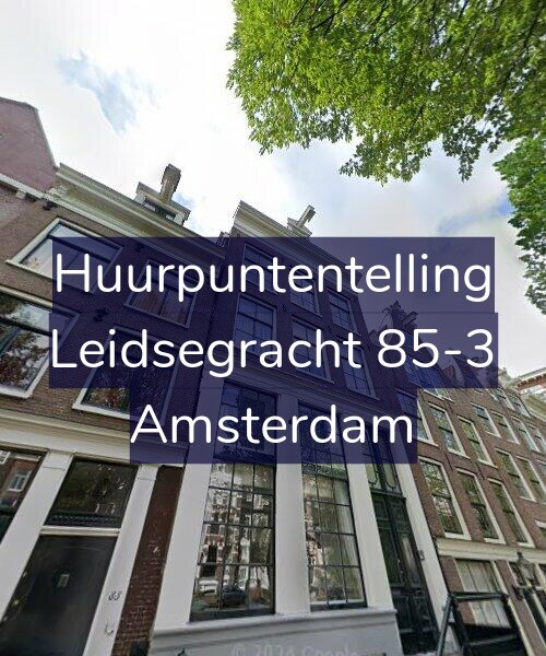 Foto gevel Huurpuntentelling voor Leidsegracht 85-3, Amsterdam