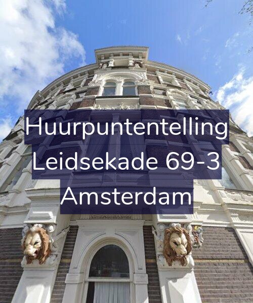Foto gevel Huurpuntentelling voor Leidsekade 69-3, Amsterdam