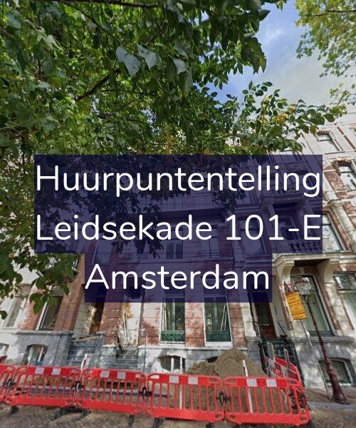 Foto gevel Huurpuntentelling voor Leidsekade 101-E, Amsterdam