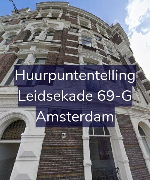 Foto gevel Huurpuntentelling voor Leidsekade 69-G, Amsterdam