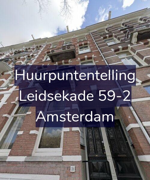 Foto gevel Huurpuntentelling voor Leidsekade 59-2, Amsterdam