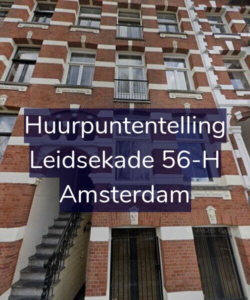 Foto gevel Huurpuntentelling voor Leidsekade 56-H, Amsterdam
