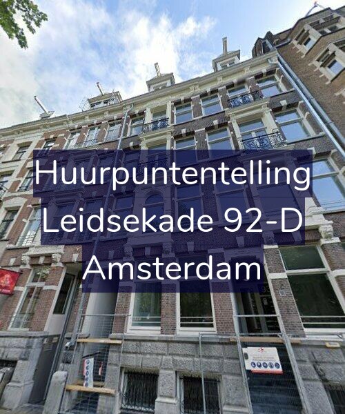 Foto gevel Huurpuntentelling voor Leidsekade 92-D, Amsterdam