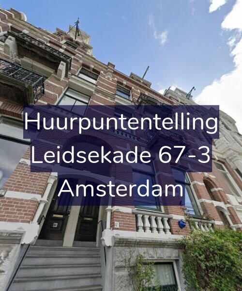 Foto gevel Huurpuntentelling voor Leidsekade 67-3, Amsterdam