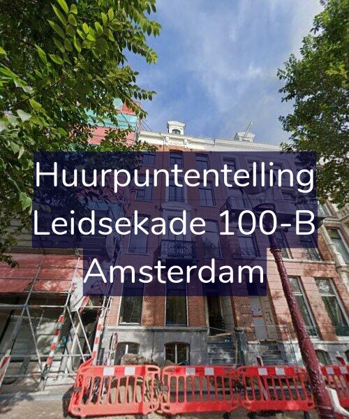 Foto gevel Huurpuntentelling voor Leidsekade 100-B, Amsterdam