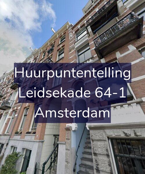 Foto gevel Huurpuntentelling voor Leidsekade 64-1, Amsterdam