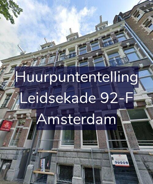 Foto gevel Huurpuntentelling voor Leidsekade 92-F, Amsterdam