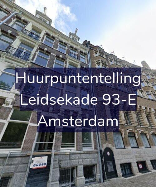 Foto gevel Huurpuntentelling voor Leidsekade 93-E, Amsterdam