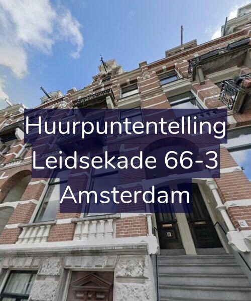 Foto gevel Huurpuntentelling voor Leidsekade 66-3, Amsterdam