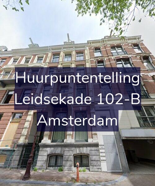 Foto gevel Huurpuntentelling voor Leidsekade 102-B, Amsterdam