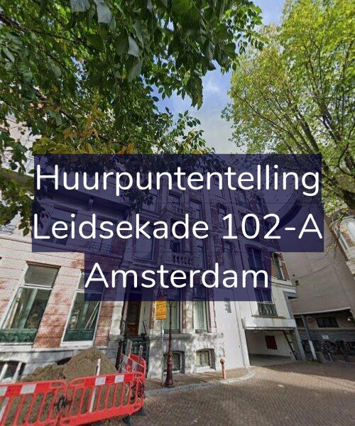 Foto gevel Huurpuntentelling voor Leidsekade 102-A, Amsterdam