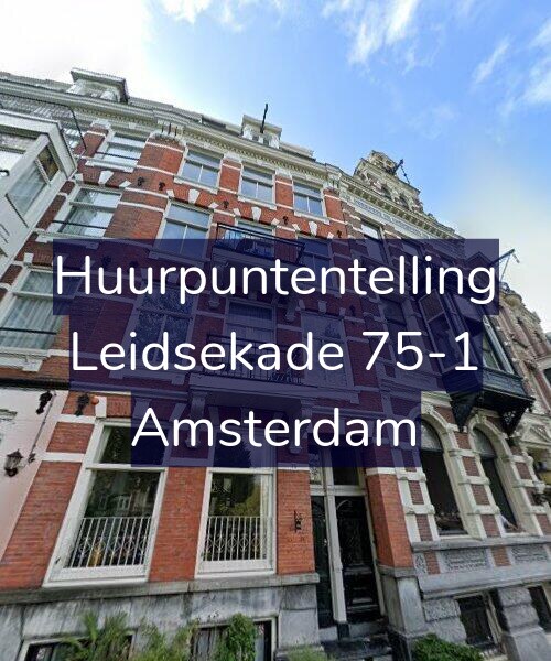 Foto gevel Huurpuntentelling voor Leidsekade 75-1, Amsterdam