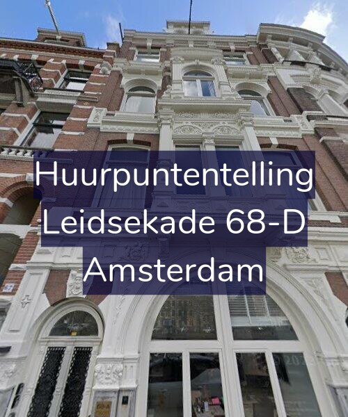 Foto gevel Huurpuntentelling voor Leidsekade 68-D, Amsterdam