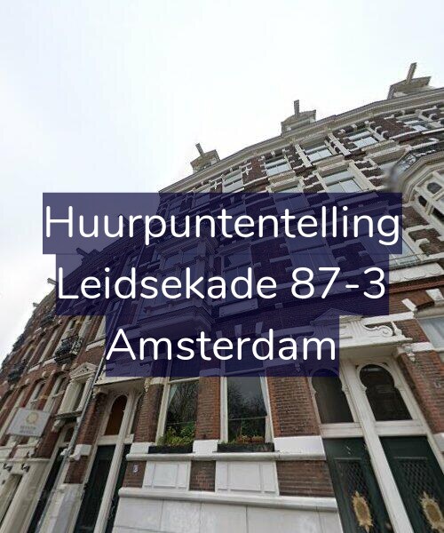 Foto gevel Huurpuntentelling voor Leidsekade 87-3, Amsterdam