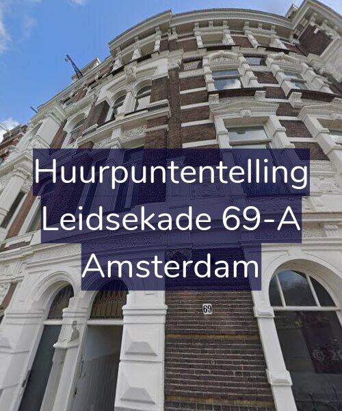 Foto gevel Huurpuntentelling voor Leidsekade 69-A, Amsterdam