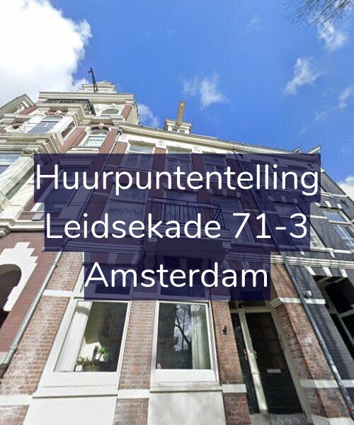 Foto gevel Huurpuntentelling voor Leidsekade 71-3, Amsterdam
