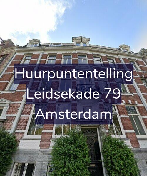 Foto gevel Huurpuntentelling voor Leidsekade 79, Amsterdam