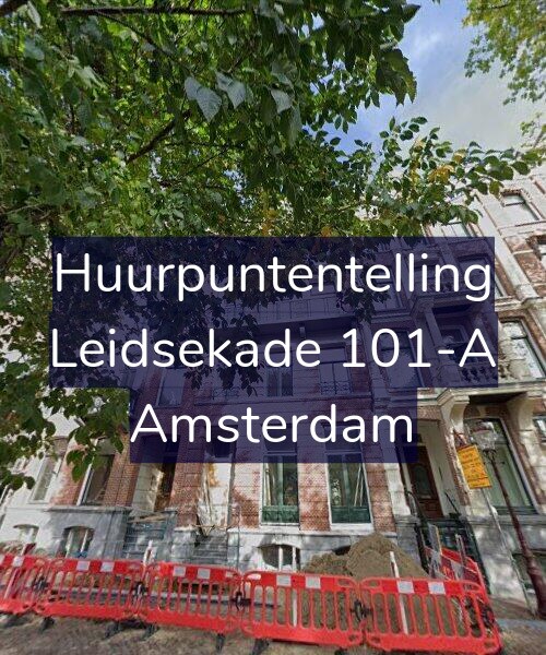 Foto gevel Huurpuntentelling voor Leidsekade 101-A, Amsterdam