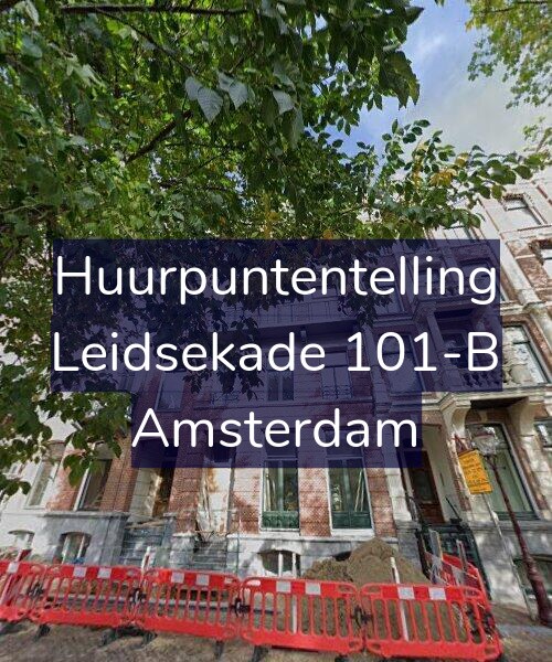 Foto gevel Huurpuntentelling voor Leidsekade 101-B, Amsterdam