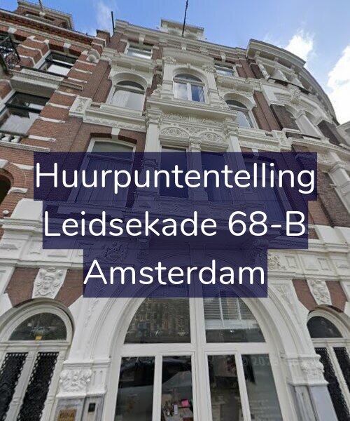 Foto gevel Huurpuntentelling voor Leidsekade 68-B, Amsterdam