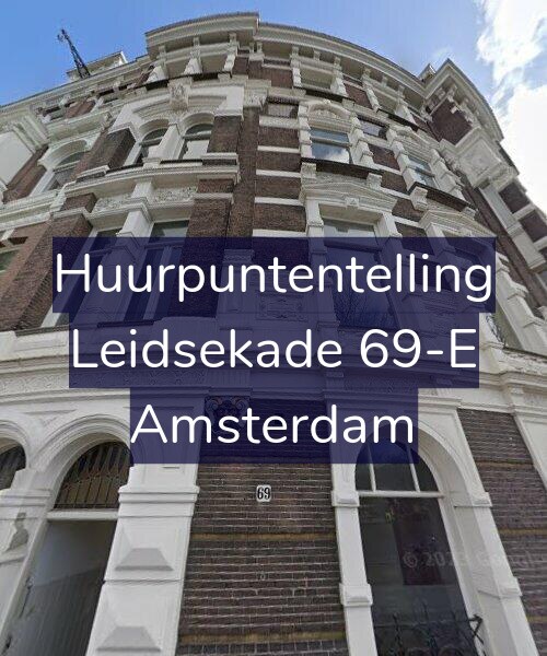 Foto gevel Huurpuntentelling voor Leidsekade 69-E, Amsterdam