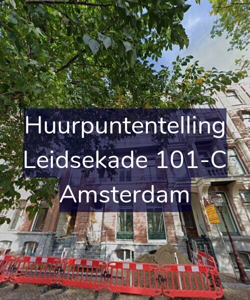 Foto gevel Huurpuntentelling voor Leidsekade 101-C, Amsterdam