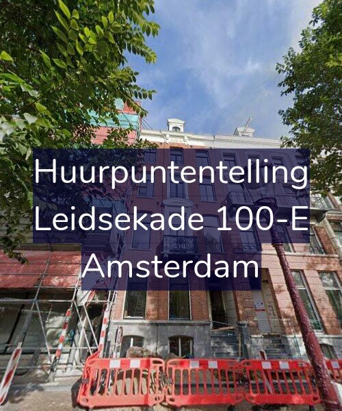 Foto gevel Huurpuntentelling voor Leidsekade 100-E, Amsterdam