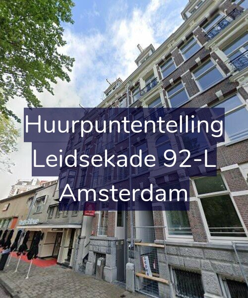 Foto gevel Huurpuntentelling voor Leidsekade 92-L, Amsterdam