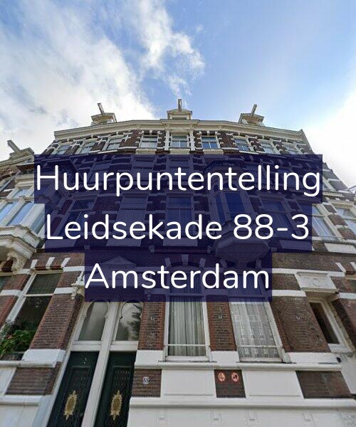 Foto gevel Huurpuntentelling voor Leidsekade 88-3, Amsterdam