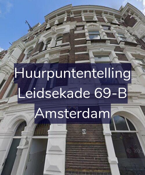 Foto gevel Huurpuntentelling voor Leidsekade 69-B, Amsterdam