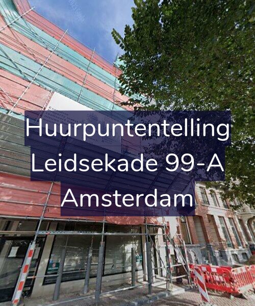 Foto gevel Huurpuntentelling voor Leidsekade 99-A, Amsterdam