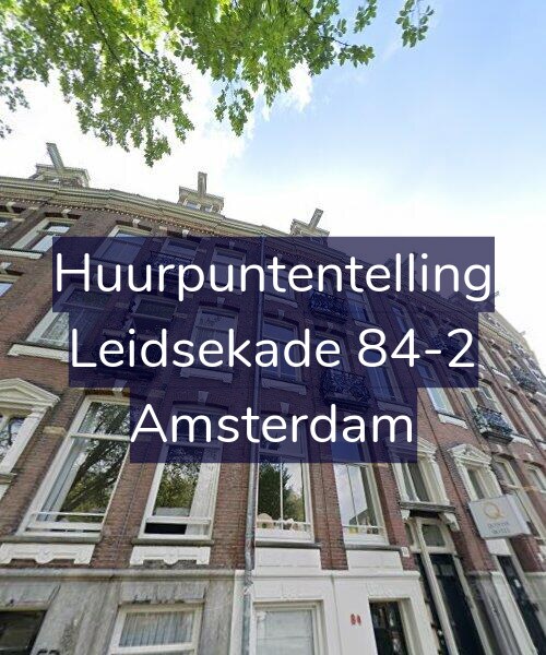 Foto gevel Huurpuntentelling voor Leidsekade 84-2, Amsterdam