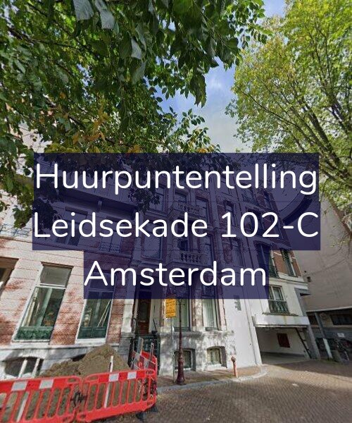 Foto gevel Huurpuntentelling voor Leidsekade 102-C, Amsterdam