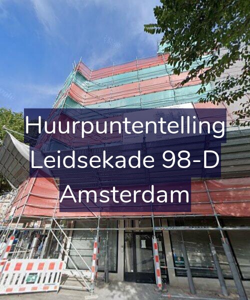 Foto gevel Huurpuntentelling voor Leidsekade 98-D, Amsterdam
