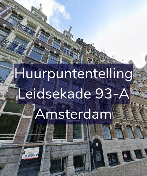 Foto gevel Huurpuntentelling voor Leidsekade 93-A, Amsterdam