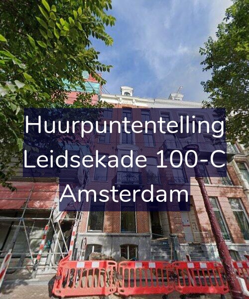 Foto gevel Huurpuntentelling voor Leidsekade 100-C, Amsterdam