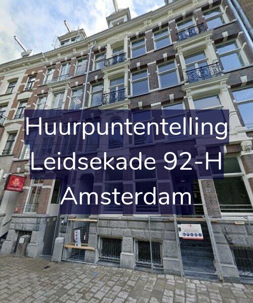 Foto gevel Huurpuntentelling voor Leidsekade 92-H, Amsterdam