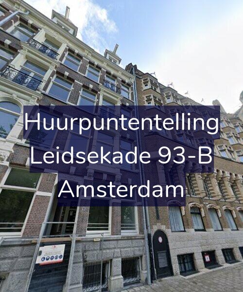 Foto gevel Huurpuntentelling voor Leidsekade 93-B, Amsterdam
