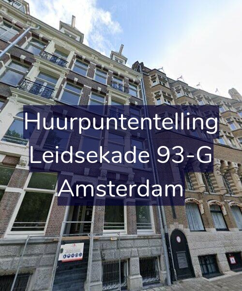 Foto gevel Huurpuntentelling voor Leidsekade 93-G, Amsterdam