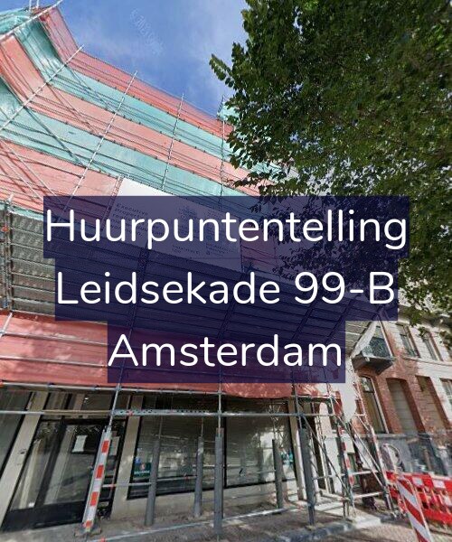 Foto gevel Huurpuntentelling voor Leidsekade 99-B, Amsterdam