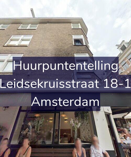 Foto gevel Huurpuntentelling voor Leidsekruisstraat 18-1, Amsterdam