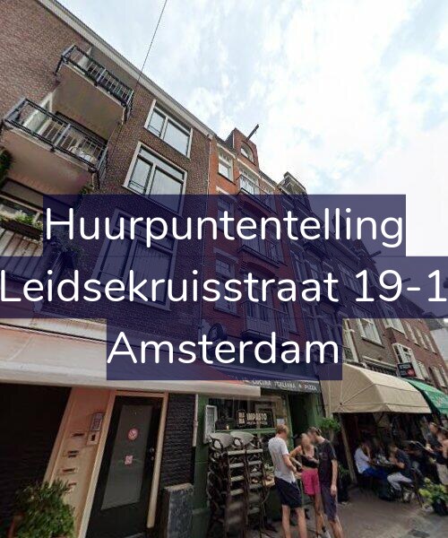 Foto gevel Huurpuntentelling voor Leidsekruisstraat 19-1, Amsterdam