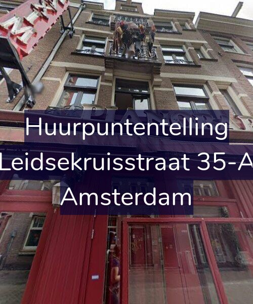 Foto gevel Huurpuntentelling voor Leidsekruisstraat 35-A, Amsterdam