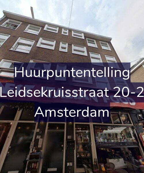 Foto gevel Huurpuntentelling voor Leidsekruisstraat 20-2, Amsterdam