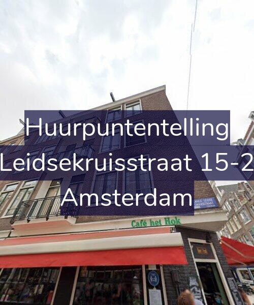Foto gevel Huurpuntentelling voor Leidsekruisstraat 15-2, Amsterdam