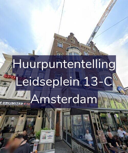 Foto gevel Huurpuntentelling voor Leidseplein 13-C, Amsterdam